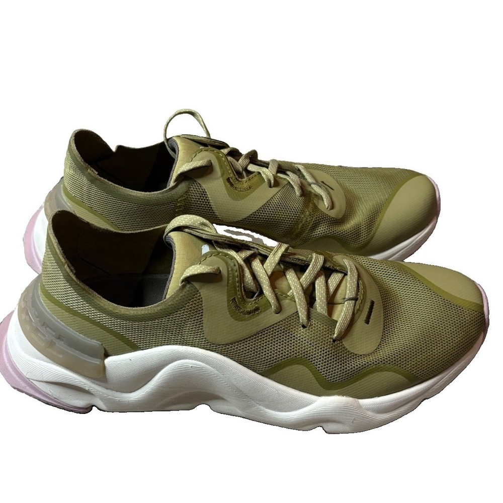 Sorel Kinetic Rnegd Float Womens Size 8 1/2 Olive Green Running Shoes Sneakers